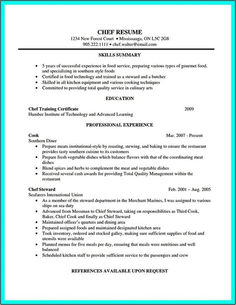 Assistant Pastry Chef Resume Sample Resume Example Gallery