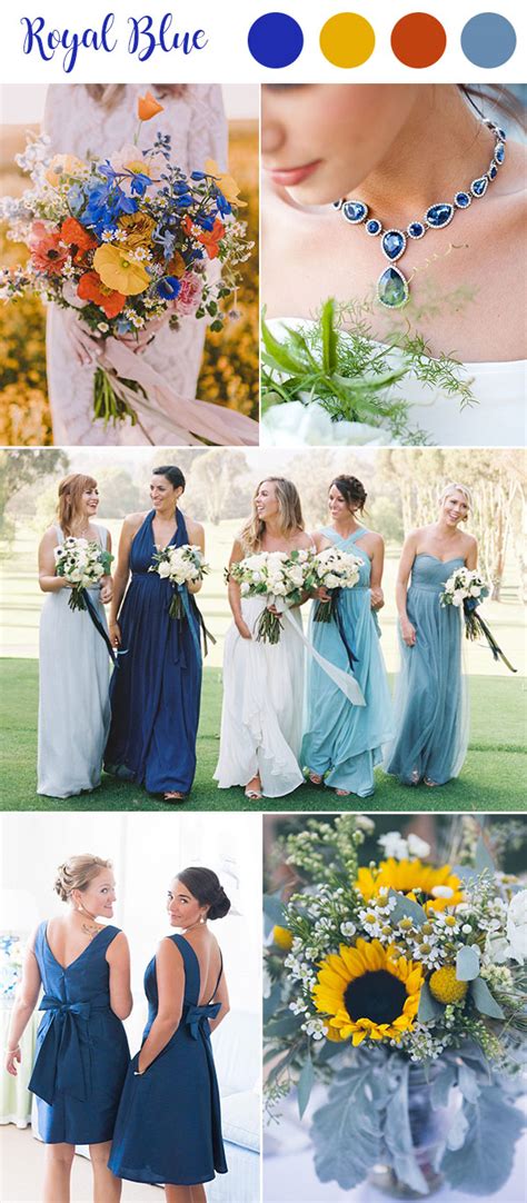 9 Most Popular Blue Wedding Color Palettes For Your Big
