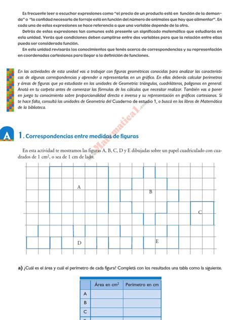 Funciones Octavo Grado Fórmula Función Matemáticas