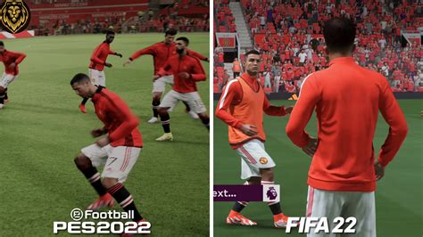 Fifa 22 Vs Pes 2022 Graphics Comparison Part2 4k Thanks For Watching