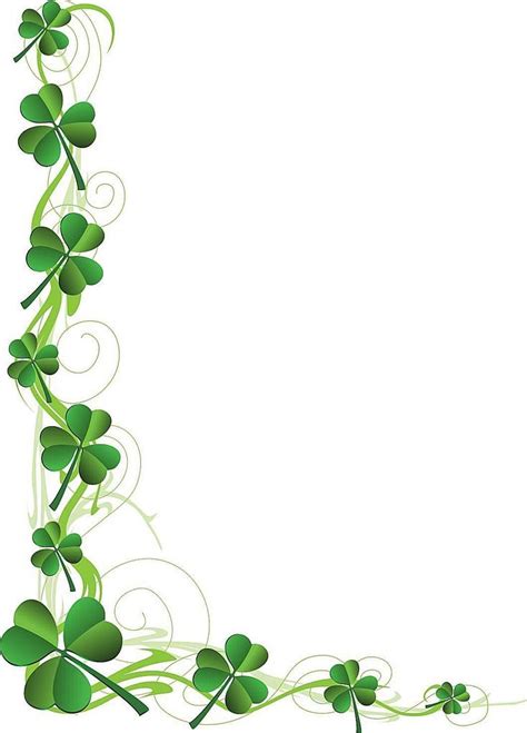 Learn About St Patricks Day With Free Printables Clip Art Borders