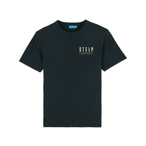 Stelp Logo T Shirt Schwarz Stelp Ev