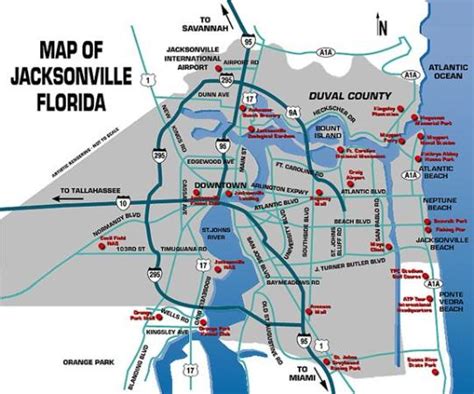 City Map Picture Of Regency Inn Jacksonville