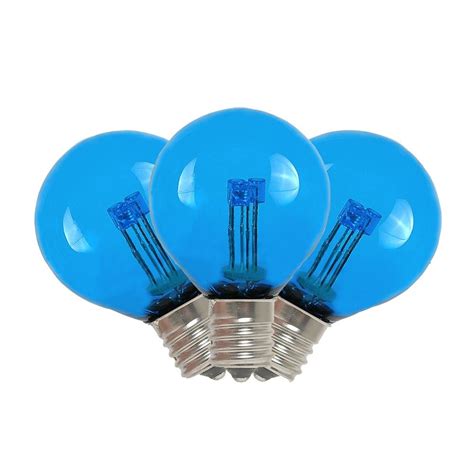 Blue Led G30 Glass Globe Light Bulbs Novelty Lights