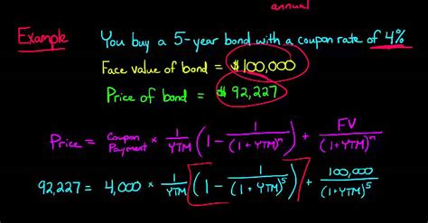 Yield Formula Excel Example