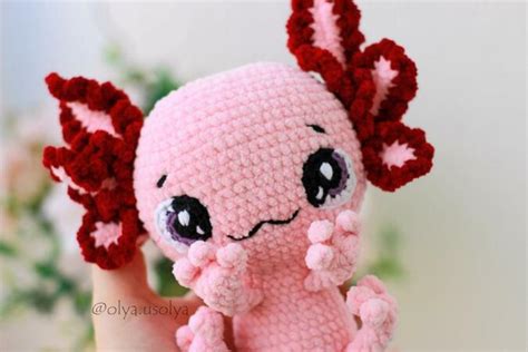 Toys Toys And Games Axolotl Crochet Axolotl Amigurumi Axolotl Plush Etna