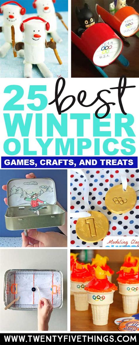 25 Winter Olympics Games Crafts And Treats For Kids