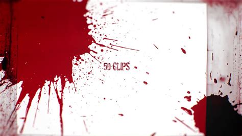 Blood Splatter 4k Set 2 22649473 Videohive Download Quick Motion Graphics