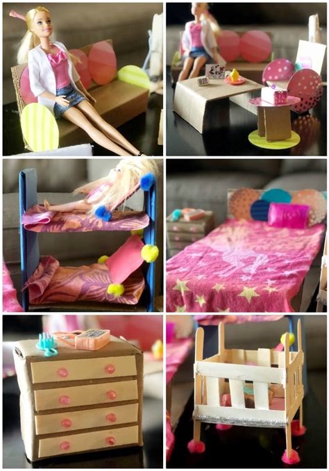Diy Barbie Doll Furniture And Accessories Diy Inspired