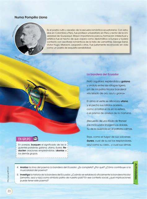 Poema A La Bandera Del Ecuador