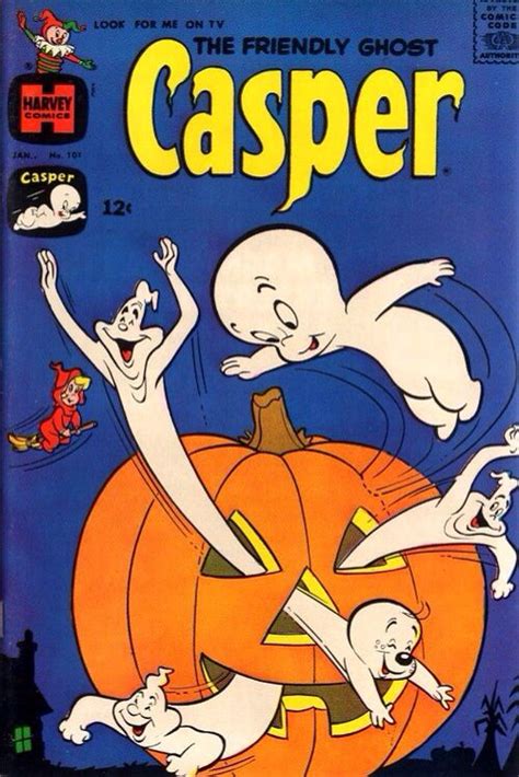 Casper The Friendly Ghost Vintage Comic Book Halloween Cover
