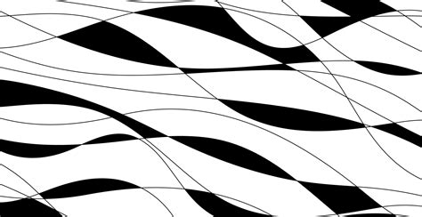 Hand Drawn Lines Abstract Pattern Wave Simple Seamless Smooth Pattern