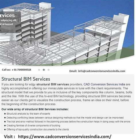 Outsource Structural Bim Services India Digital Art By Cad Conversion