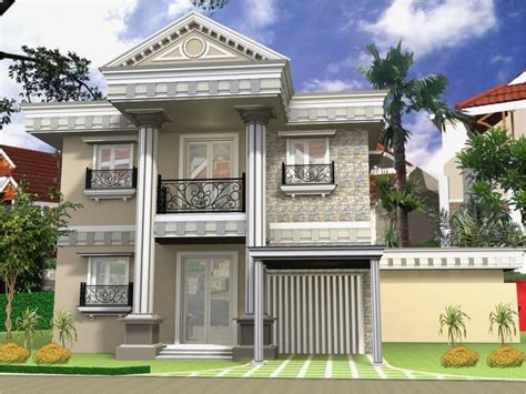 Desain Model Teras Rumah Klasik 1 Lantai