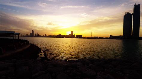 Abu Dhabi Corniche Sunrise Youtube