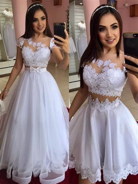 Pin By Gladys Falconí Moreno On Ropa White Prom Dress Prom Dress