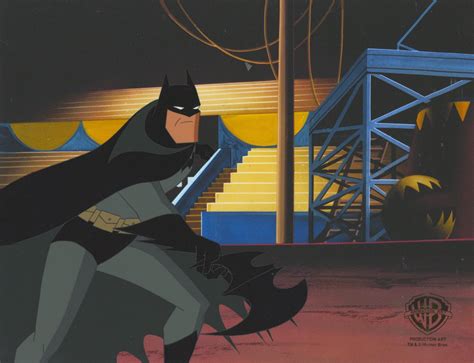 Batman The Animated Series Original Production Cel Batman Original Production Cel Dc Comics