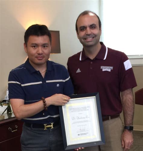 Liu Selected To Receive The 2015 Me Outstanding Senior Faculty Research