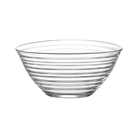 12cm Clear Derin Glass Serving Bowl By Lav
