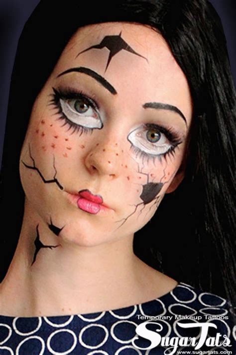 How To Paint A Doll Face For Halloween Dollar Poster