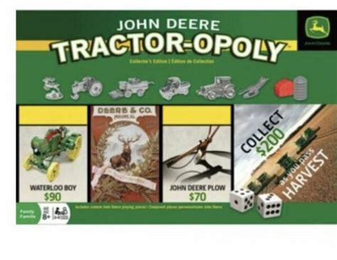 John Deere Tractor Opoly Collectors Edition Tractoropoly Board Game