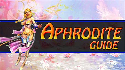 Smite Aphrodite Guide Solo And Support Item Builds Youtube