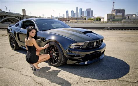 Online Crop Black Ford Mustang Gt Coupe Women Car Ford Mustang