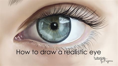 Learning how to draw eyes is regarded by many artists as a fundamental skill. How to draw eyes in Photoshop / Tutorial by Kajenna - YouTube
