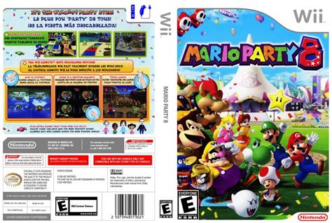 Mario Party 8 Nintendo Wii Game Covers Mario Party 8 Dvd Covers