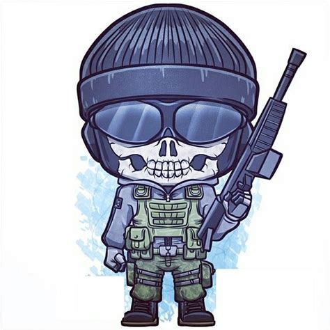 How to draw ghost from call of duty warzone. Pin by Zul on chibi | Lord mesa art, Call of duty ghosts ...