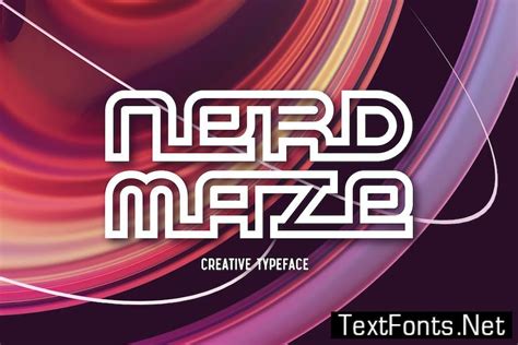 Nerd Maze Creative Font