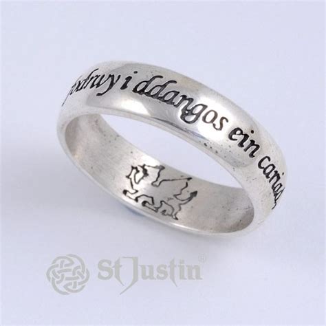 Sr923 Welsh Love Ring Silver Availableuk Celtic