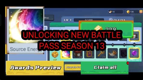 Unlocking New Battle Pass Season 13cyber Bedwars Blockman Go Youtube