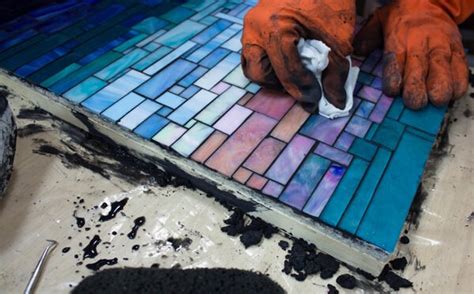 How To Grout Mosaic Art Mosaic Art Supply