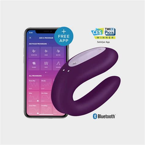 Satisfyer Double Joy Connect App Vibrador Para Parejas Dejavu Sexshop