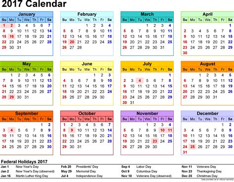 Free Printable Calendar Templates 2017 Printable Calendar Templates