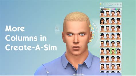 Mod The Sims More Columns In Cas V191 For Legacy Edition Sims 4