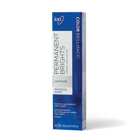 ion Permanent Brights Creme Hair Color Sapphire | Permanent Hair Color