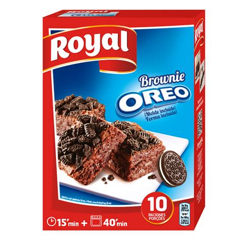 Preparado Para Brownie Oreo Royal 375 G Royal Carrefour Supermercado