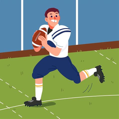 American Football Illustration Kostenlose Vektor