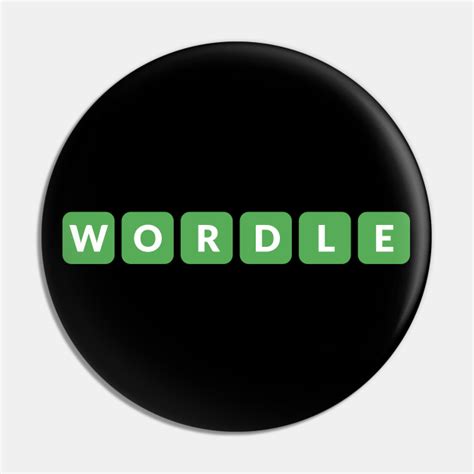 Wordle Word Game For Crossword Puzzle T Wordle Pin Teepublic