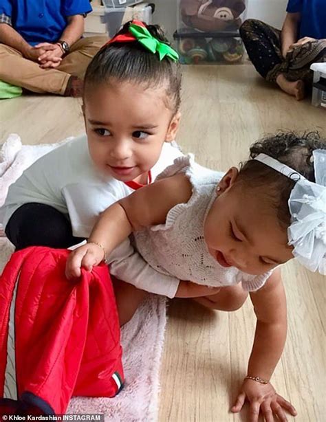 khloe kardashian shares snaps of playdate with true dream kardashian khloe kardashian