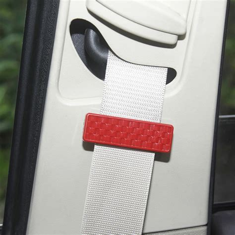 car seat safety belt 2pcs black portable universal anti slip clip vehicle clamp fixing clip