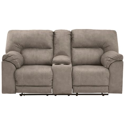 Benchcraft By Ashley Cavalcade Casual Double Reclining Power Loveseat