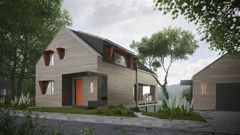 Acre Smart Sustainable Zero Energy Homes Prefab Home House Design