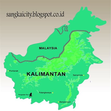 Koleksi 11 Gambar Peta Kalimantan Yang Paling Favorit Qiu Wallpaper