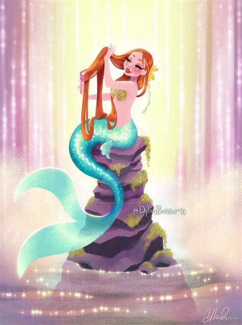 Mermaid In Her Lagoon By Dylanbonner On Deviantart