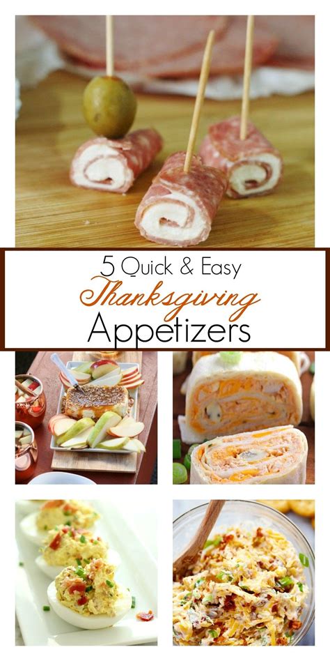 Get the recipe from delish. 5 Quick And Easy Thanksgiving Appetizer Recipes | Best thanksgiving appetizers, Appetizer ...