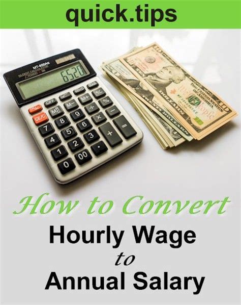 Convert yearly salary to hourly wage - TaberahHanifa