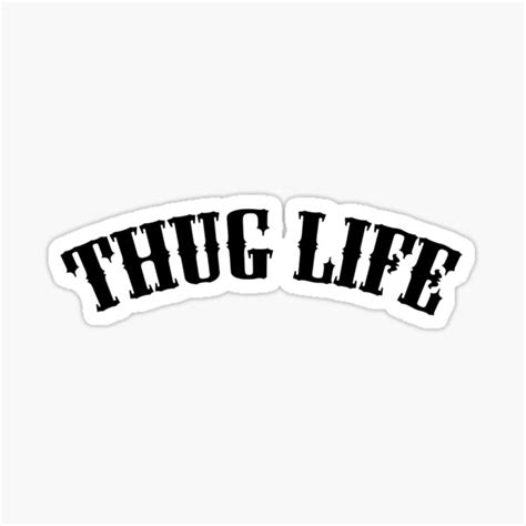 Thug Life Sticker By Rebellion 10 Thug Life Sticker Seedsyonseiackr
